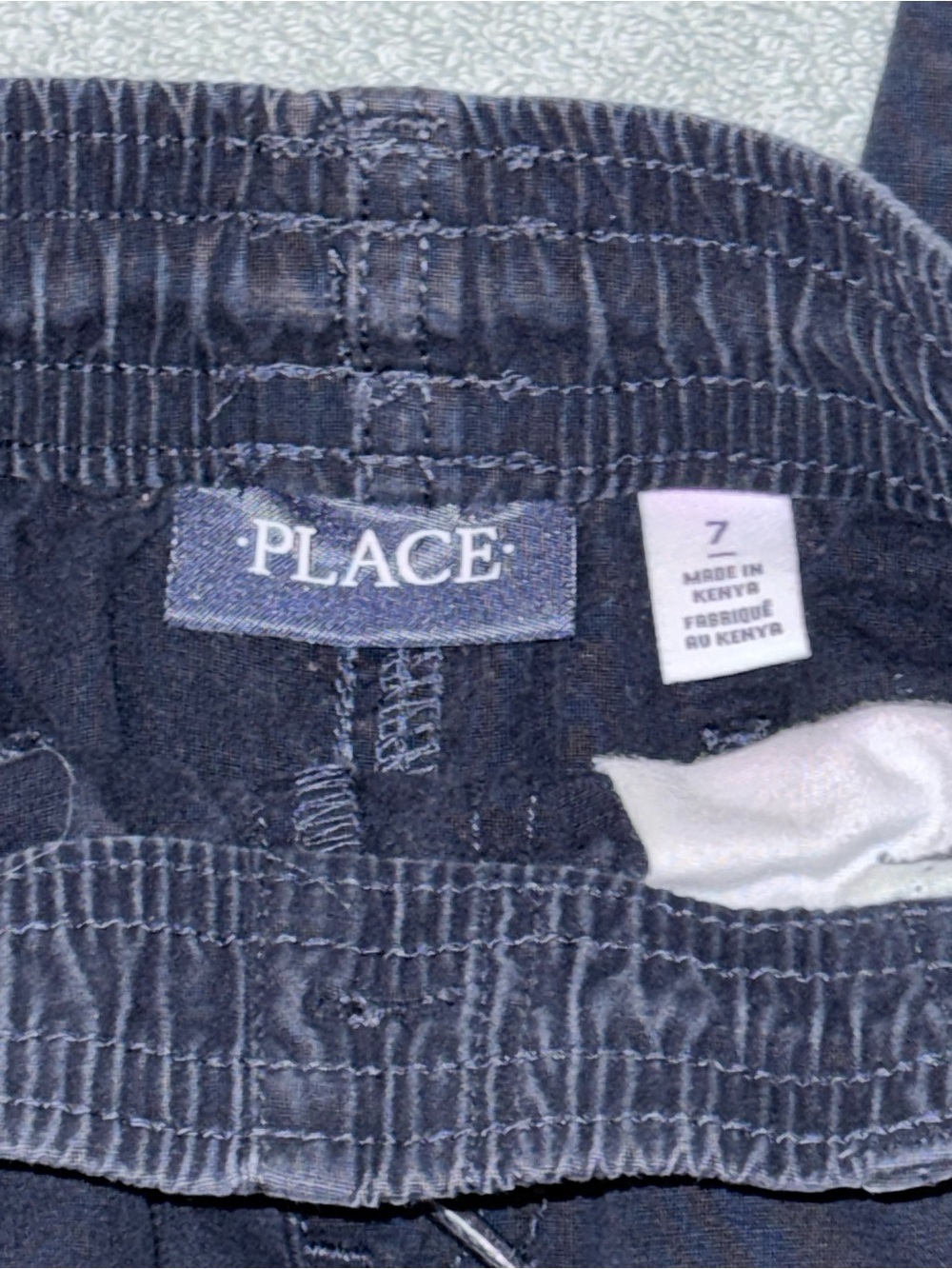 The Children's Place Boys Pull-On Cargo Pants Navy Size 7 EUC - Picture 3 of 5